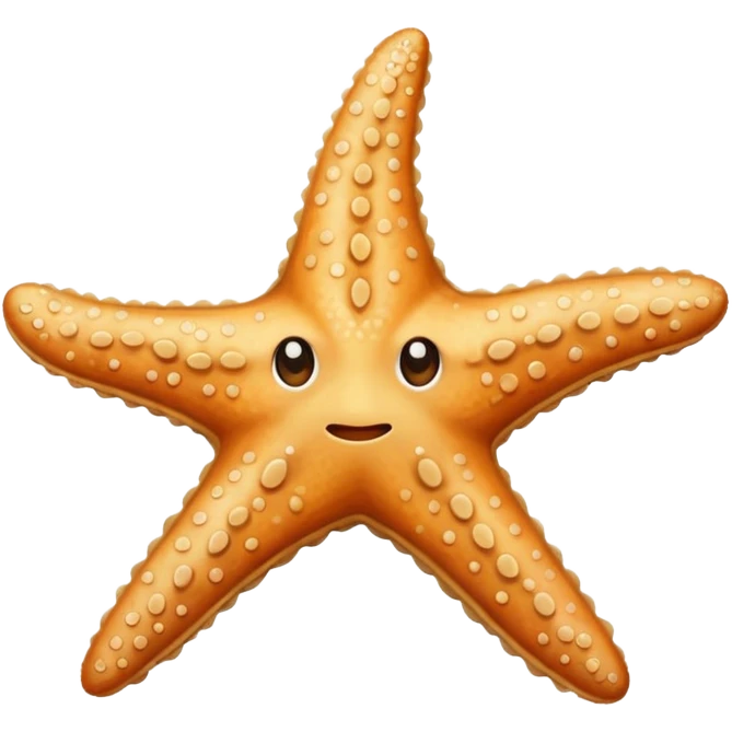 Sad starfish emoji