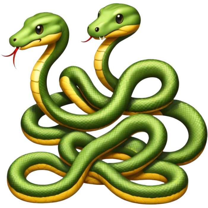 snakes wearing t-shirts emoji