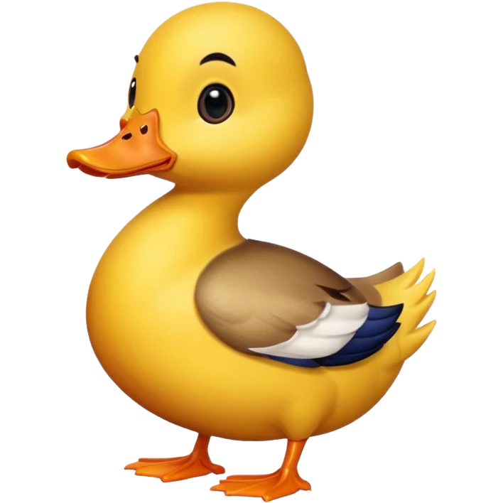 Cute duck emoji