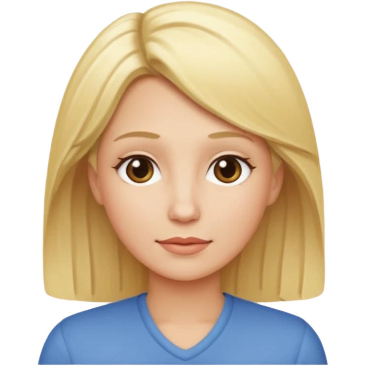 mom with blond hair emoji