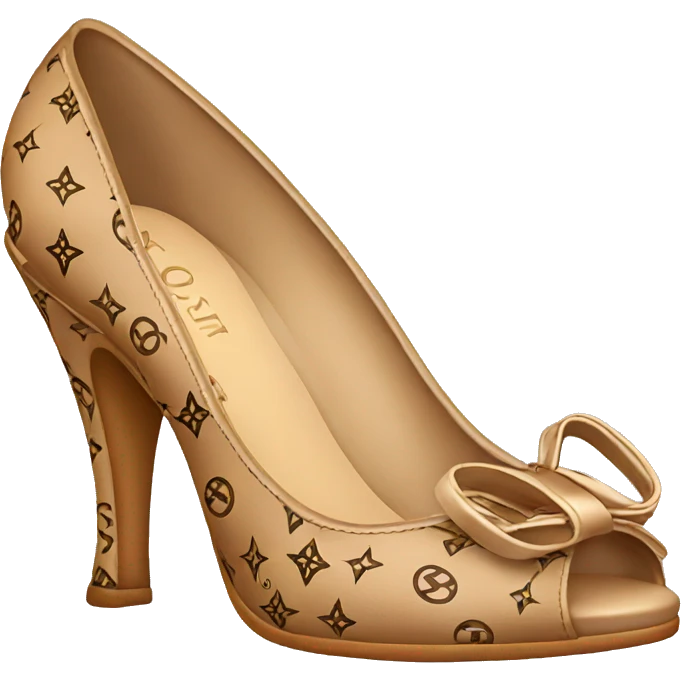 louis vuitton heels  emoji