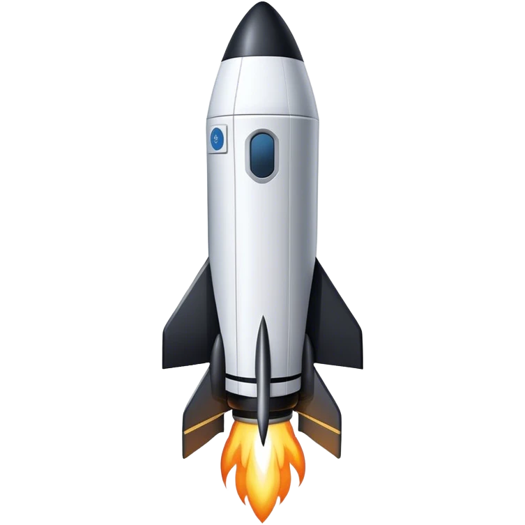 space x rocket emoji