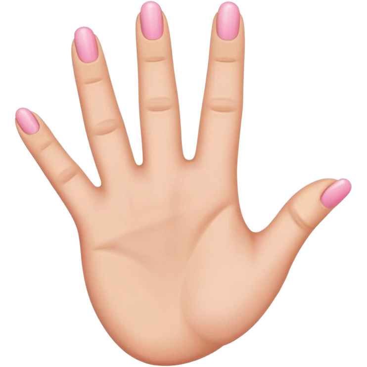 Stick only the pinky finger up emoji