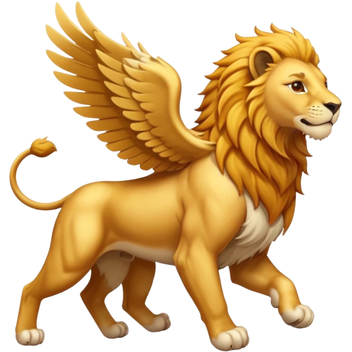 Flying lion  emoji