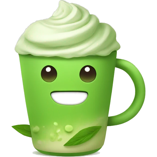 Matcha in a cute cup emoji