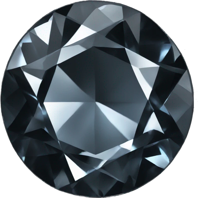 Black diamond emoji