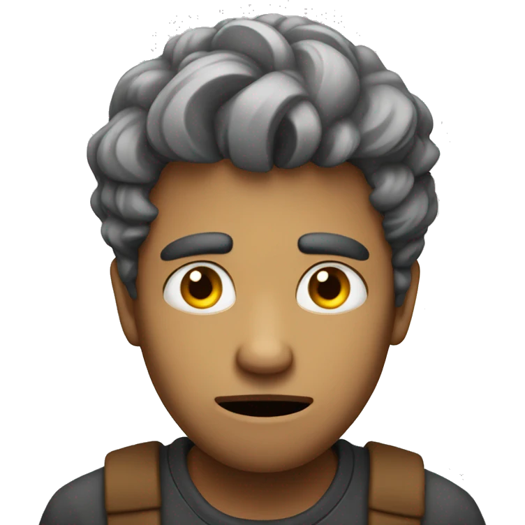 guy sad emoji
