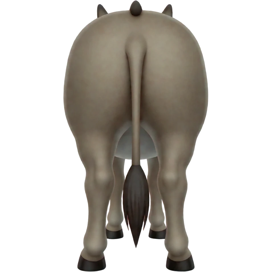 donkey butt emoji