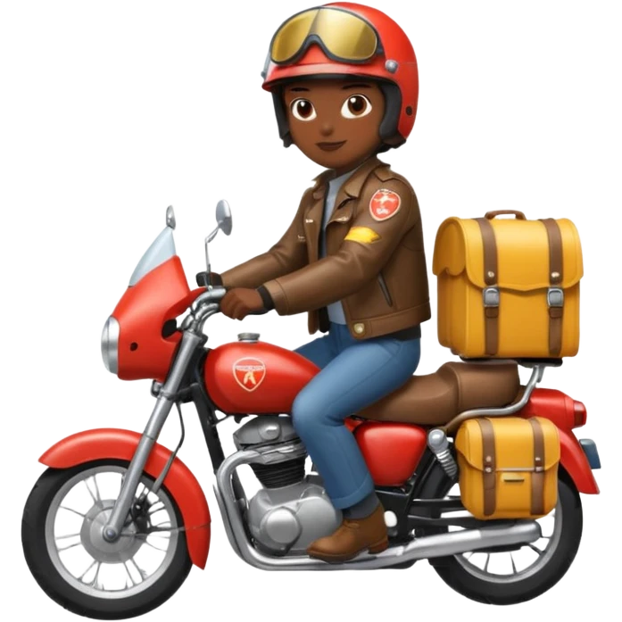  سوار بر موتور پستچی emoji