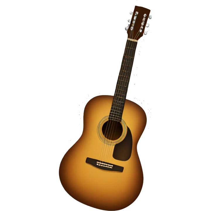 acoustic guitar emoji