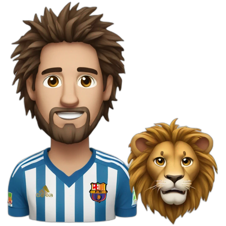 lion messi emoji