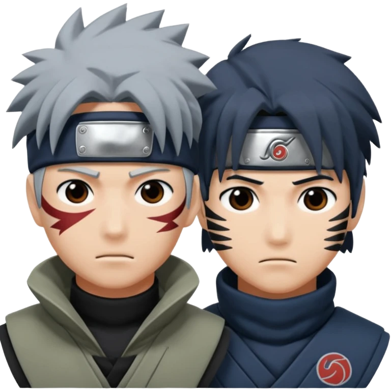Какаши и Итачи emoji