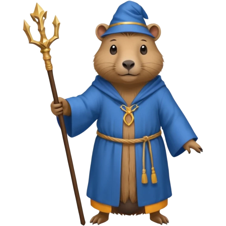 Capybara wizard emoji
