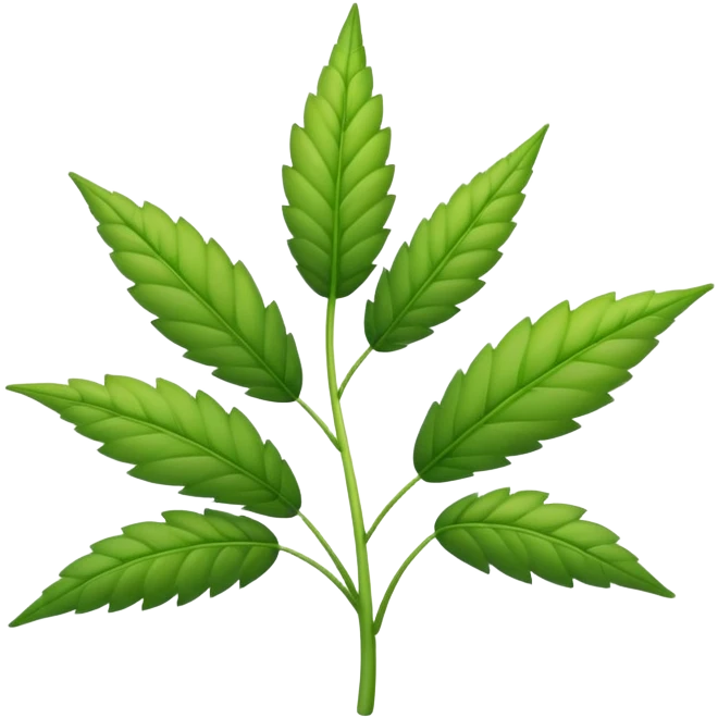 Weed plant  emoji