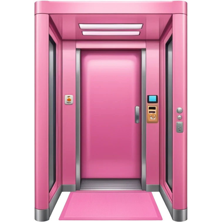 cute pink simple elevato ,make it obvious that it’s an elevator  emoji