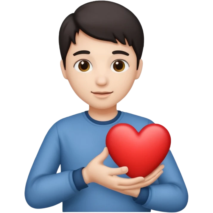 Heart in hand  emoji