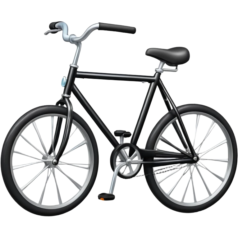 A bicycle with two wheels and handlebars emoji