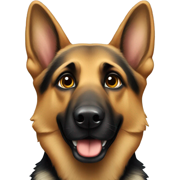 German shepherd  emoji