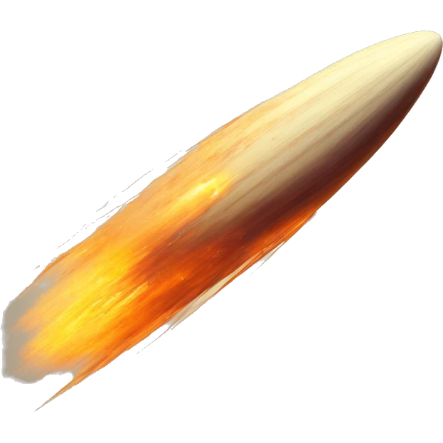 Vintage Planets comet streak motion blur emoji