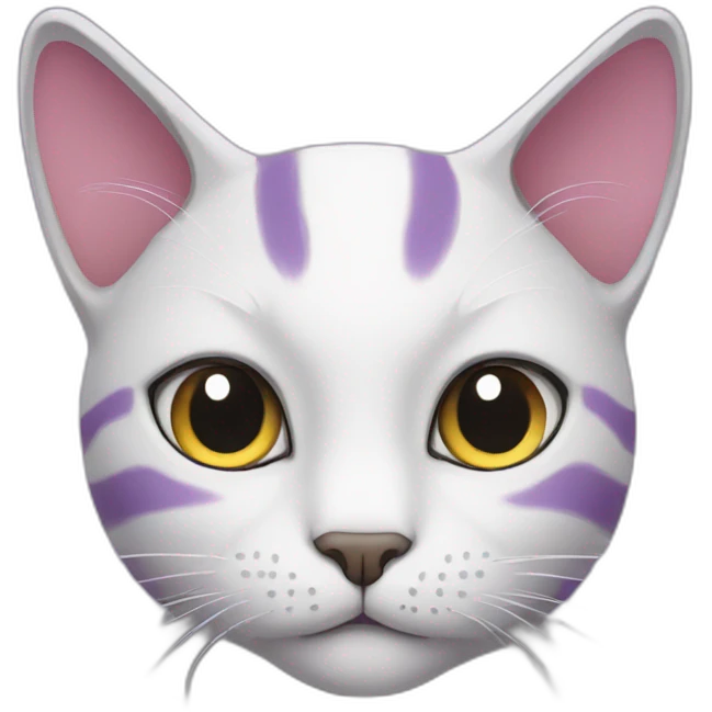 Purple cat emoji