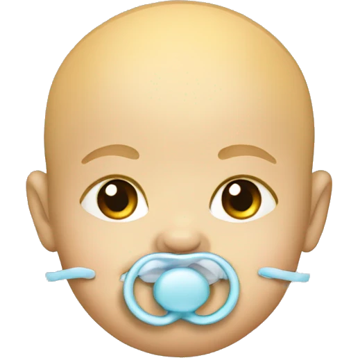 Baby pacifier  emoji