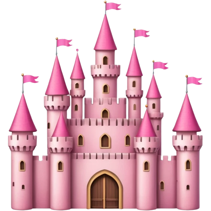 castle with pink colours emoji