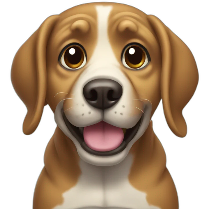 Cartoon turtledog  emoji