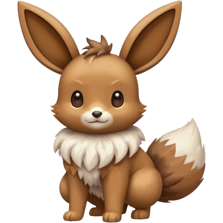 Lopunny-Eevee-fusion (full body) emoji
