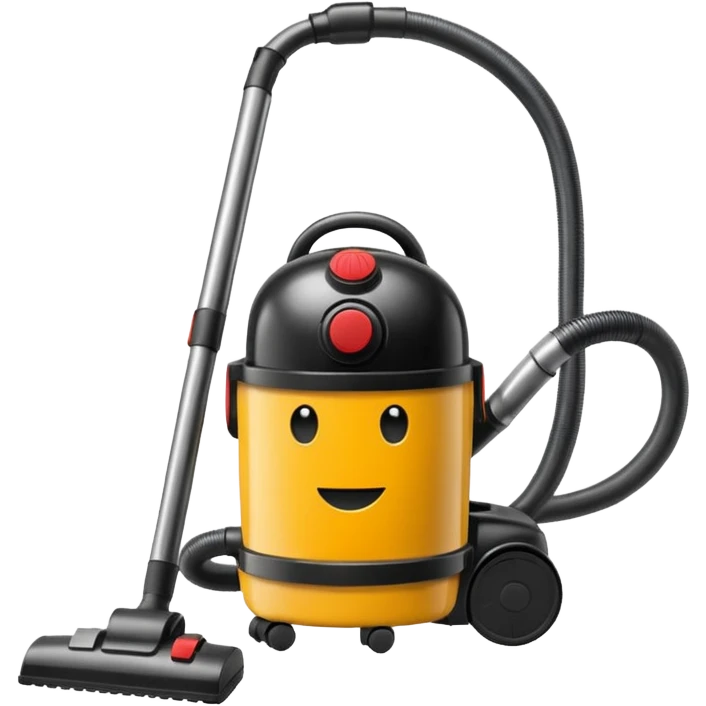 charred burning vacuum cleaner emoji