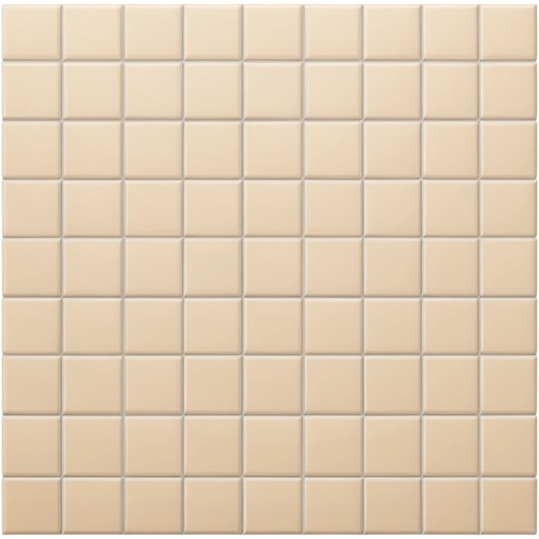 Beige Tiled wall with white grout emoji
