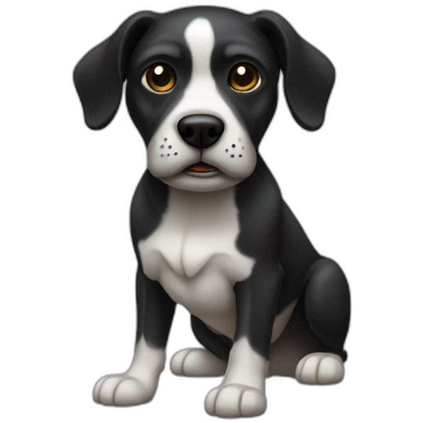 Tête de mort d’un chien emoji