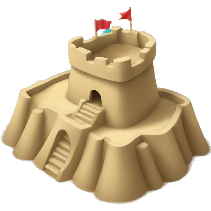 sand castle emoji