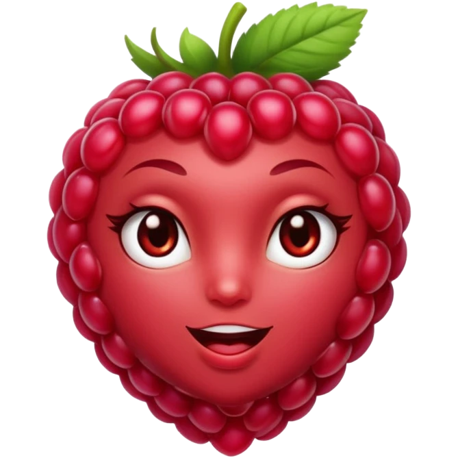 Sexy Raspberry Character emoji