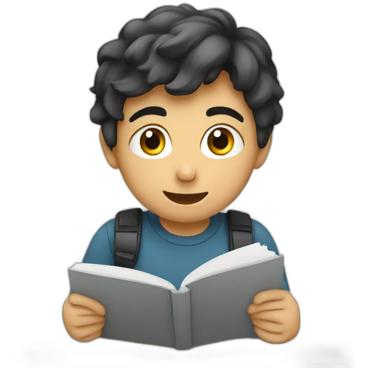 boy learning emoji
