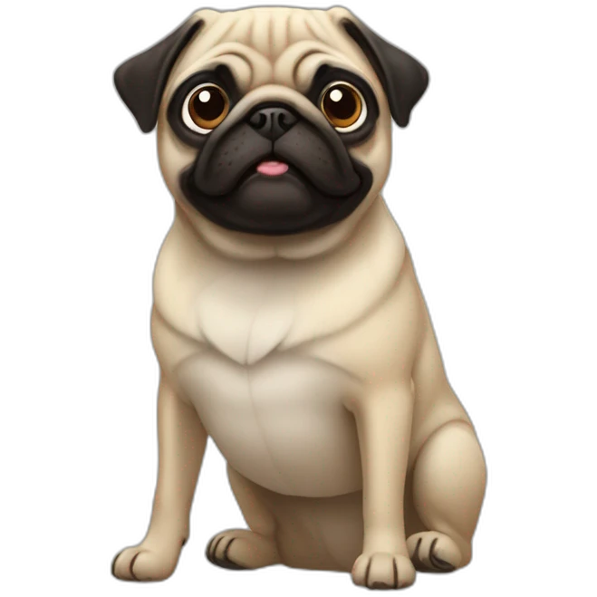 pug dog emoji
