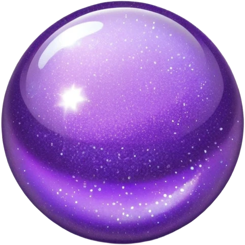Purple glitter  emoji