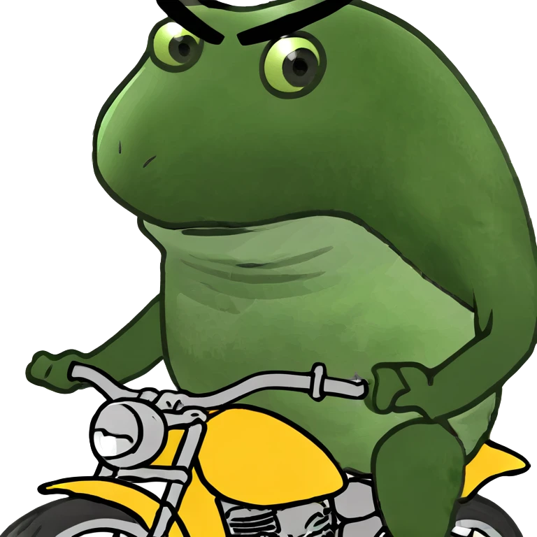 Pinguin motorobike emoji