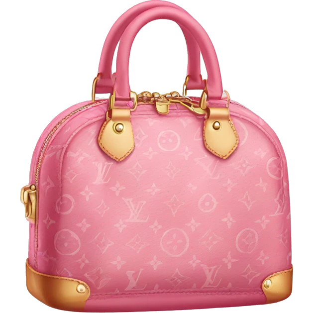 Pink louis vuitton bag emoji