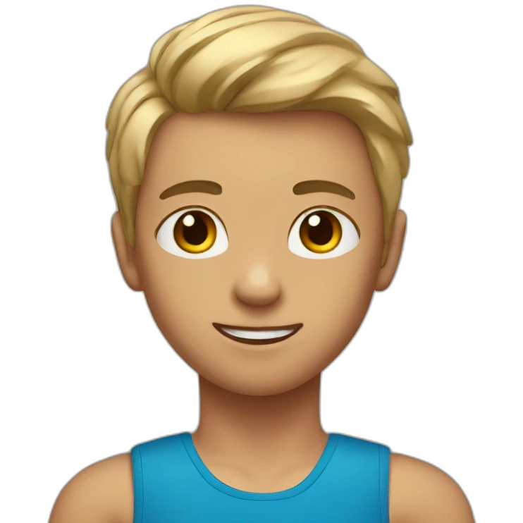 boy in gym leotard emoji