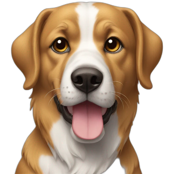 chat sur chien emoji