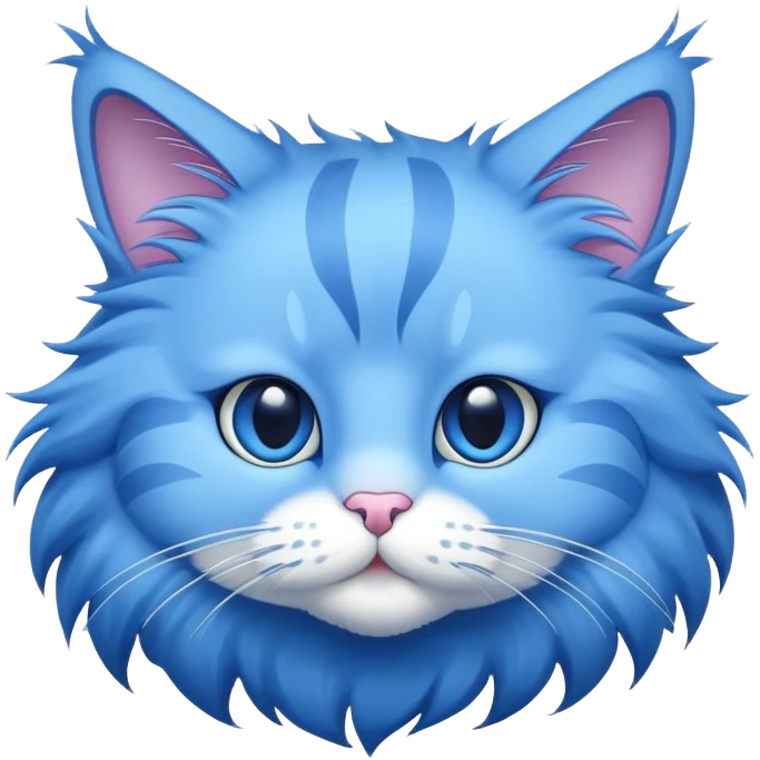 blue cat emoji
