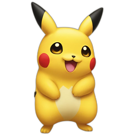 Pickachu bisou emoji