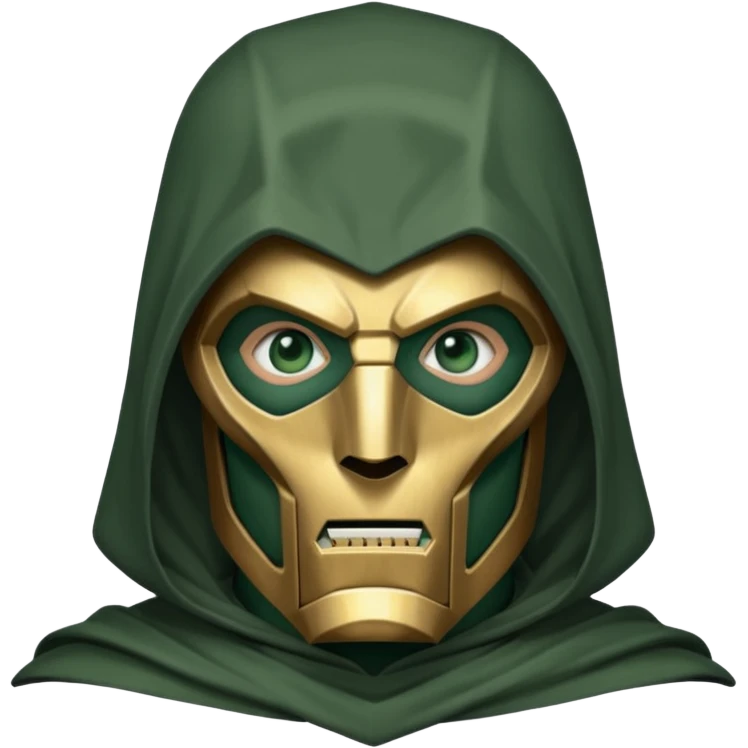Doctor Doom, villain emoji