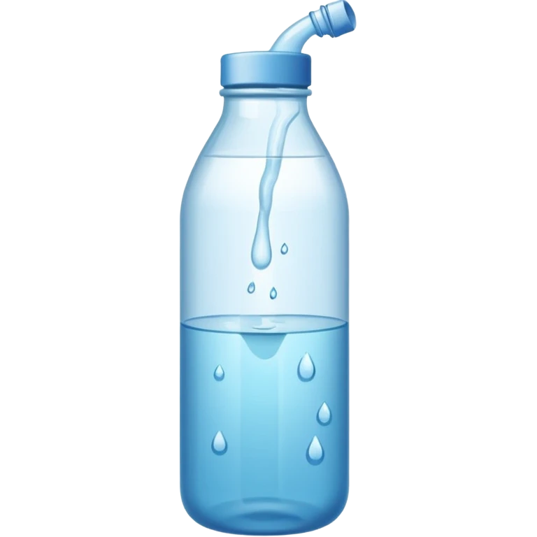 Botella de agua emoji