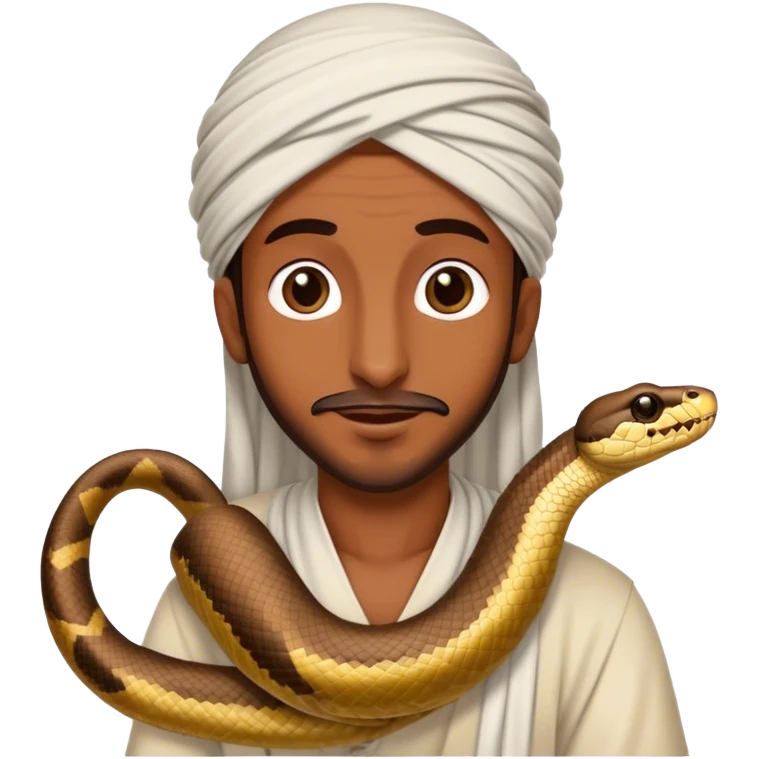 Arabian snake charmer emoji