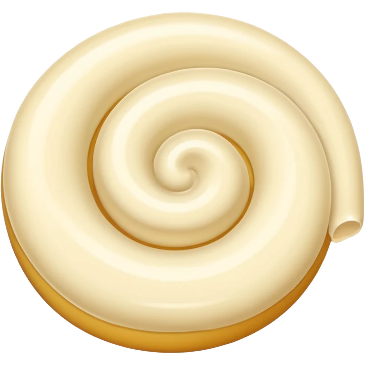 just Cream without a plate emoji