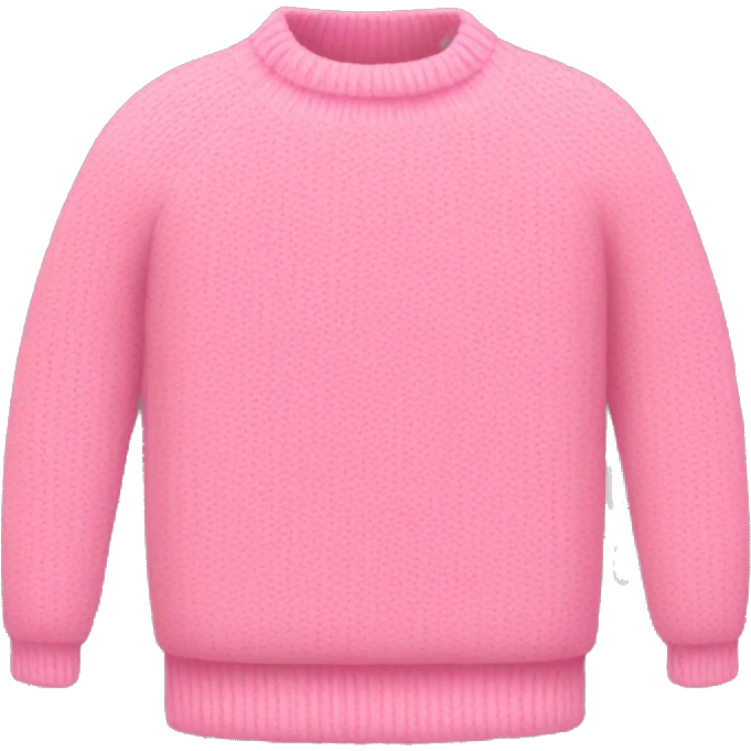 Pink sweater  emoji