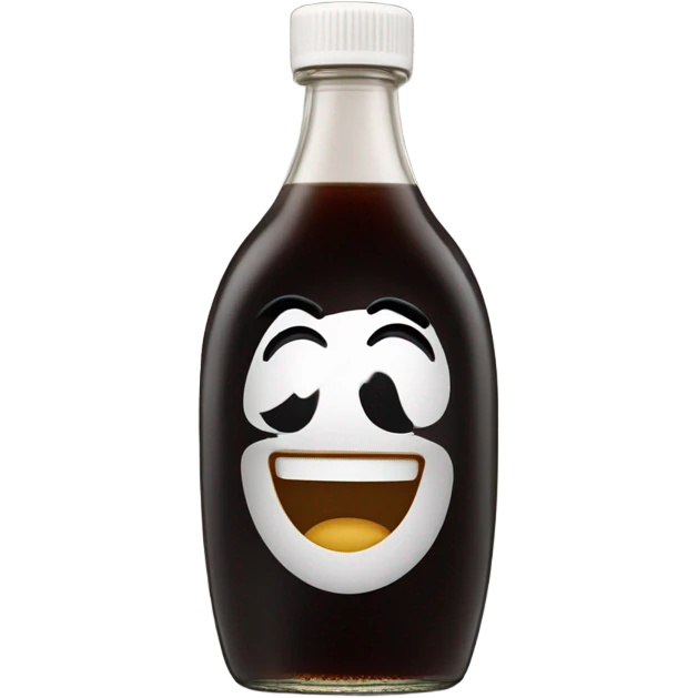 Smiling soy sauce emoji