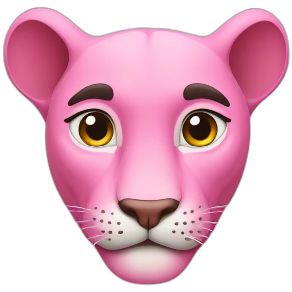 Pink panther cartoon emoji