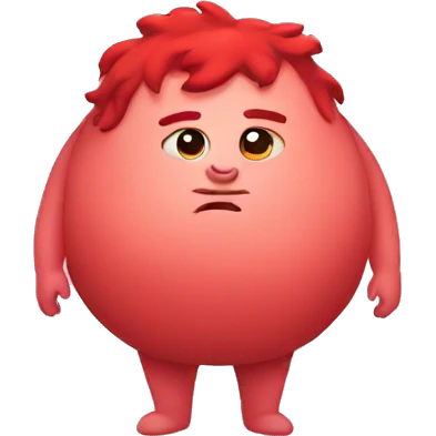 red fat emoji